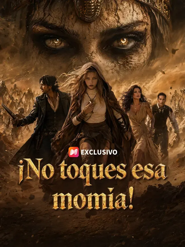 ¡No toques esa momia! — póster