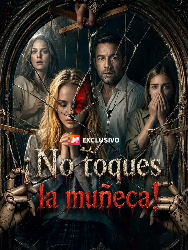 ¡No toques la muñeca! — póster