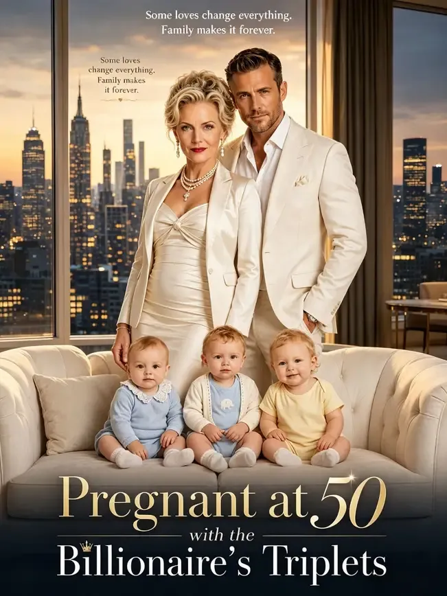 Pregnant at 50 with the Billionaire' s Triplets — poster