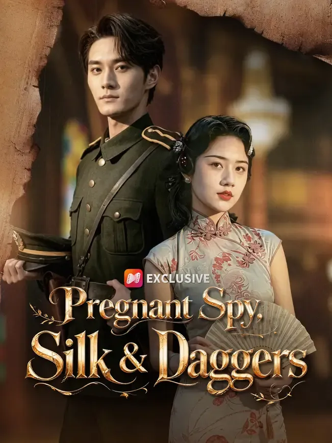 Pregnant Spy, Silk & Daggers — poster