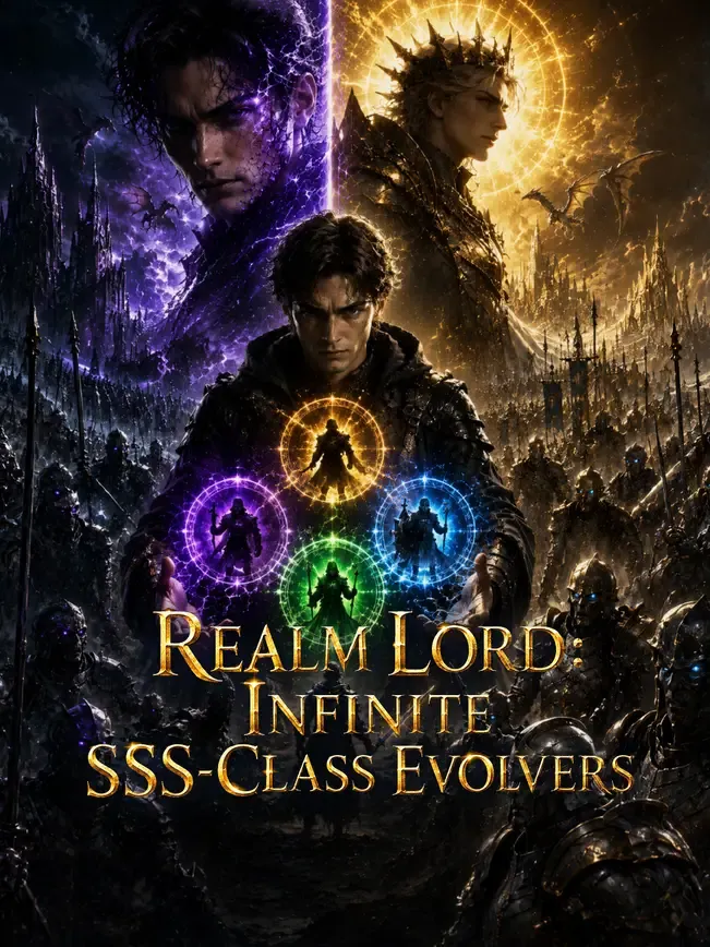 Realm Lord: Infinite SSS‑Class Evolvers — poster