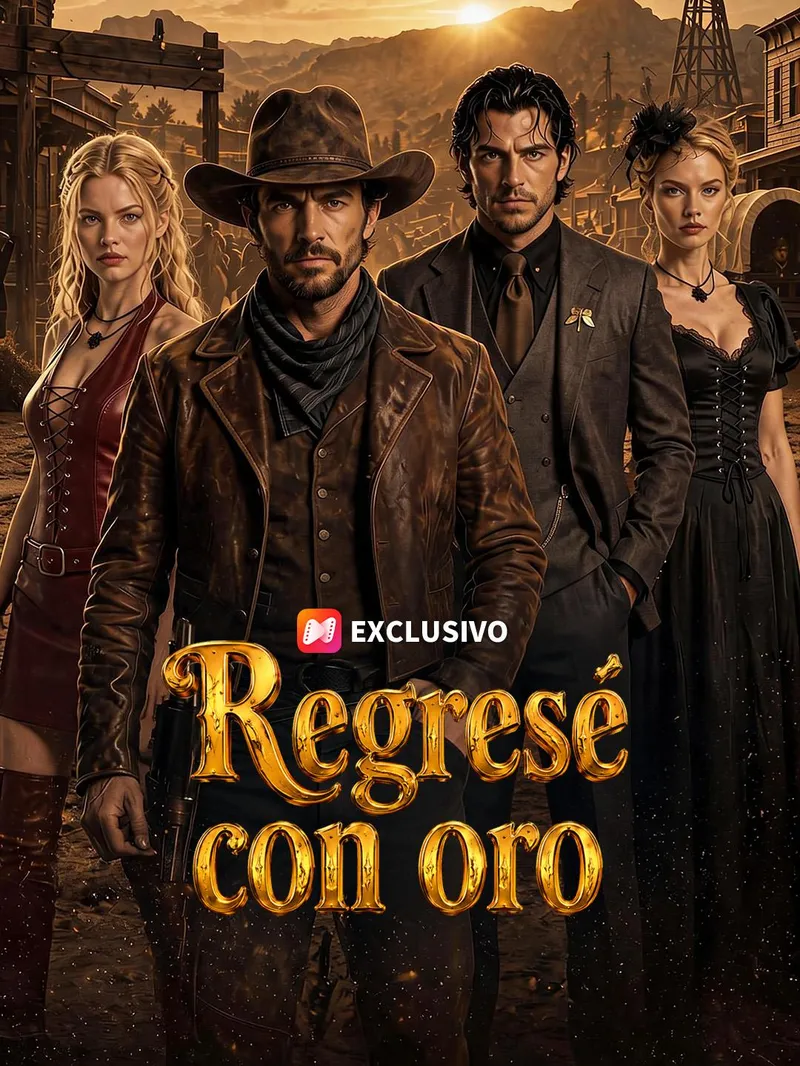 Regresé con oro — póster
