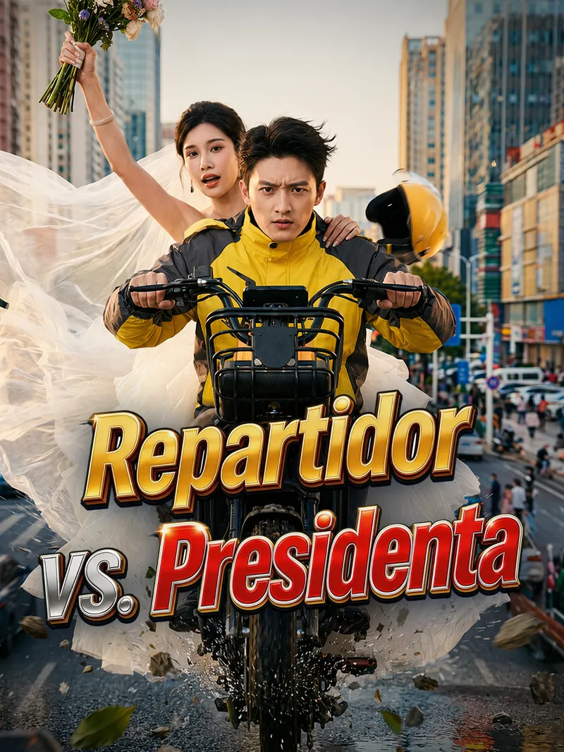 Repartidor vs. Presidenta — póster