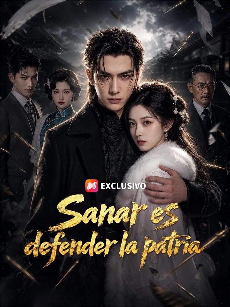 Sanar es defender la patria — póster