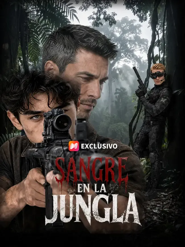 Sangre en la jungla — póster