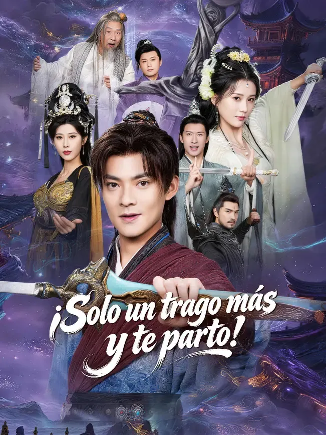 ¡Solo un trago más y te parto!