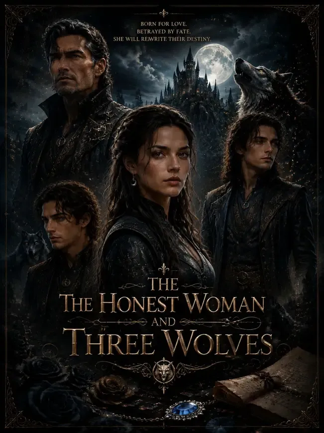 The honest woman and three wolves — poster