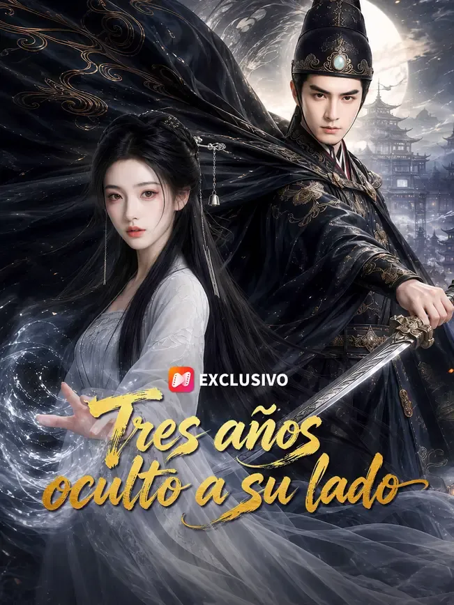Tres años oculto a su lado — póster