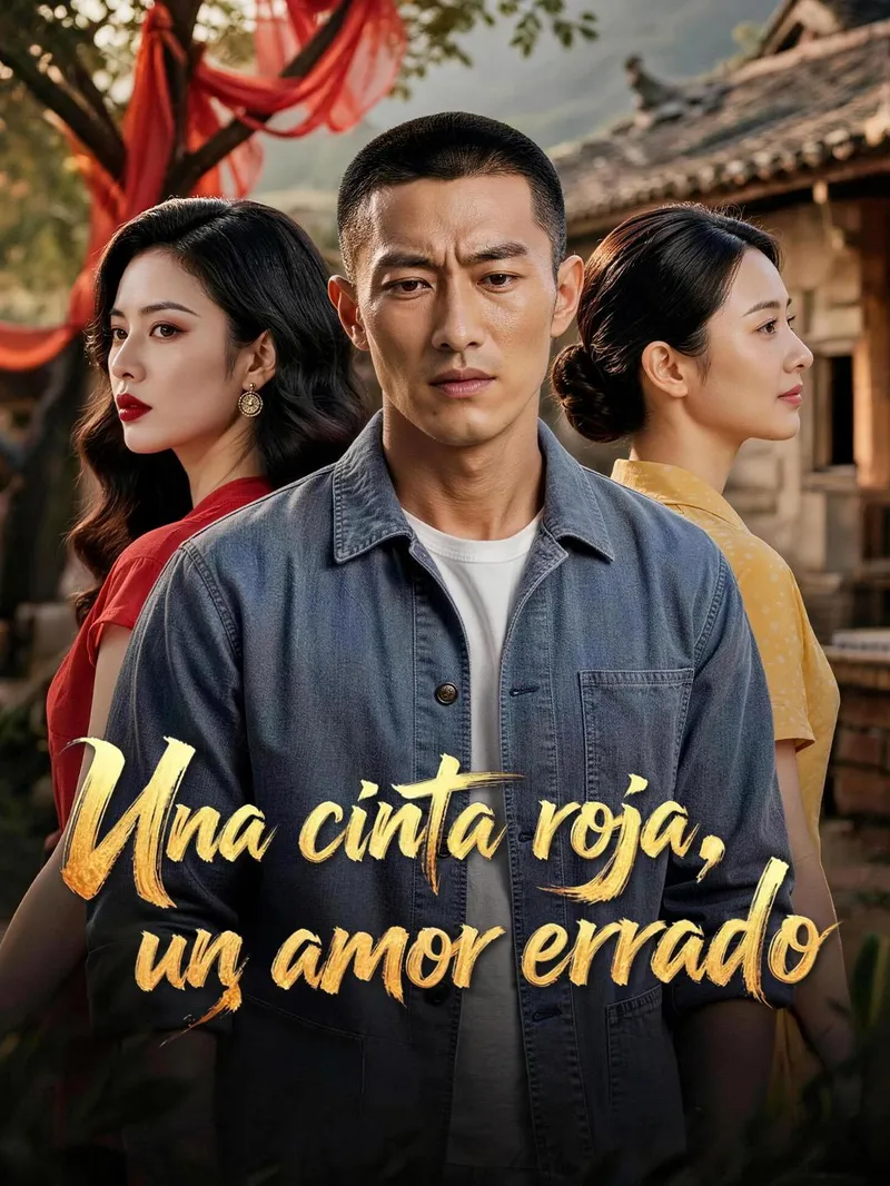 Una cinta roja, un amor errado — póster