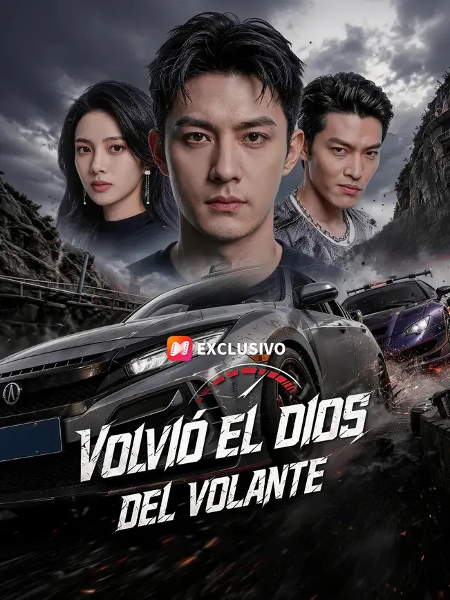 Volvió el dios del volante — póster