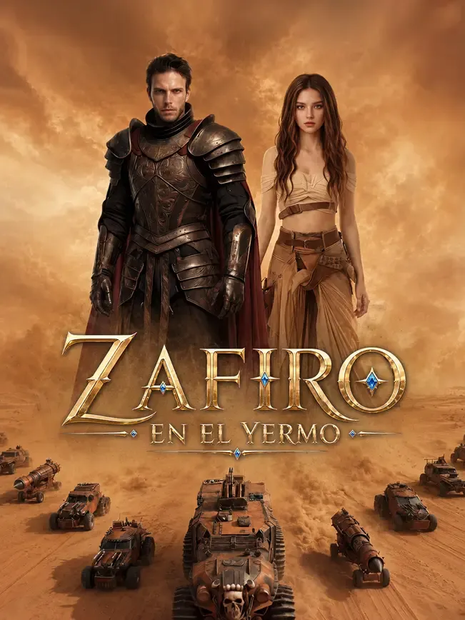 Zafiro en el yermo — póster
