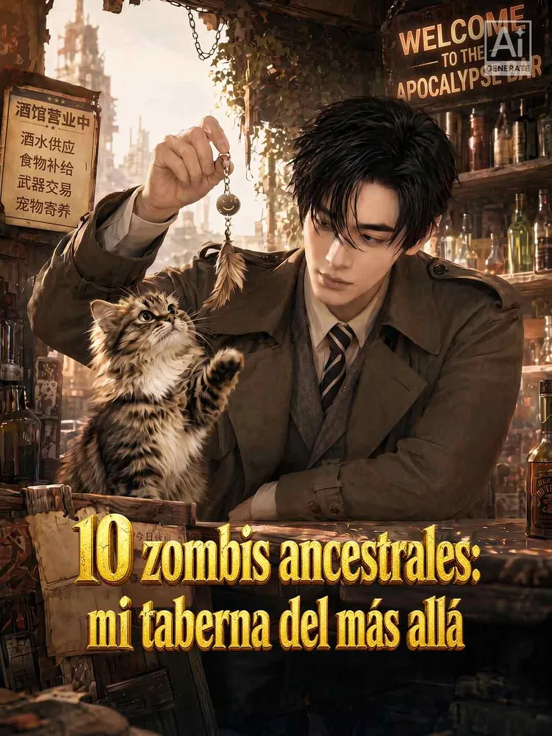 10 zombis ancestrales: mi taberna del más allá — póster
