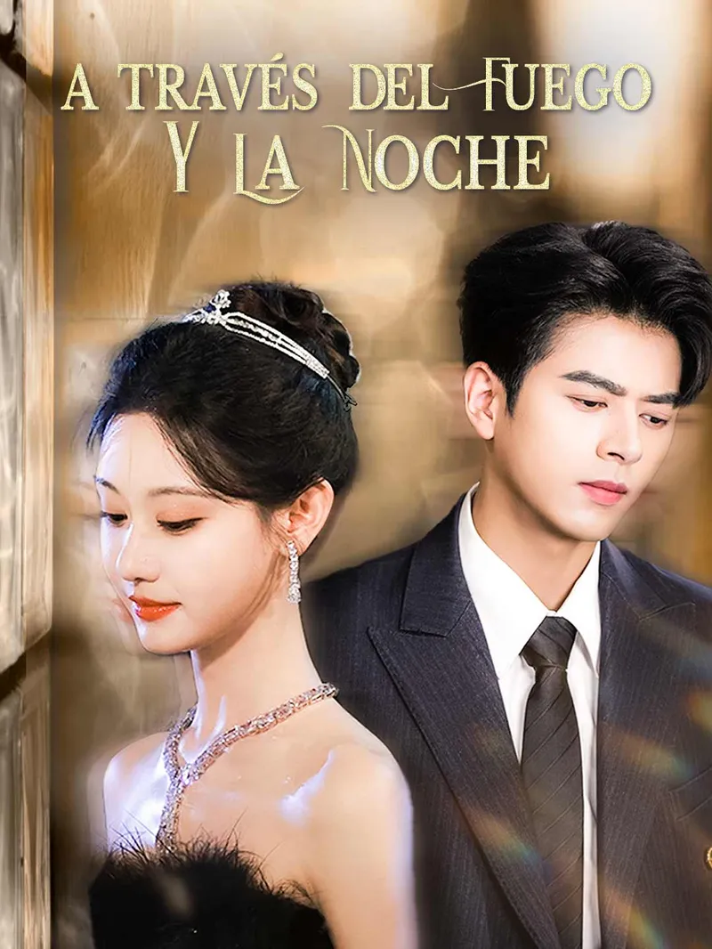 A través del fuego y la noche — póster