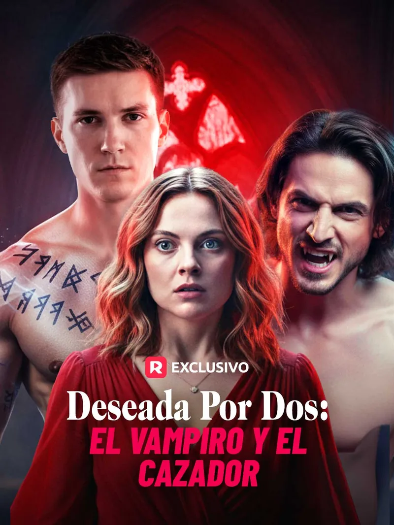 Deseada por dos: el vampiro y el cazador — póster