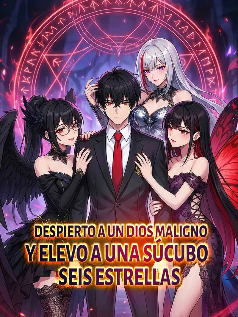 Despierto a un dios maligno y elevo a una súcubo seis estrellas — póster