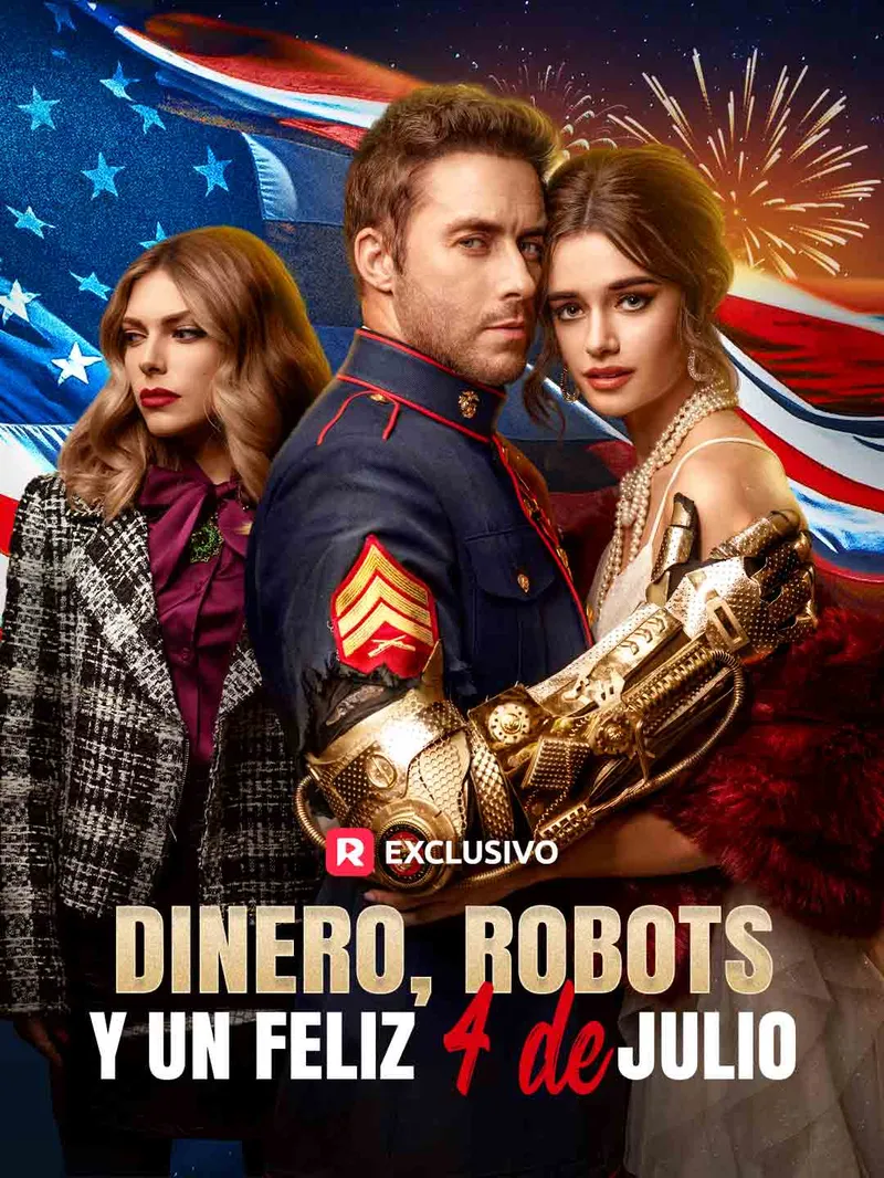 Dinero, robots y un feliz 4 de Julio — póster