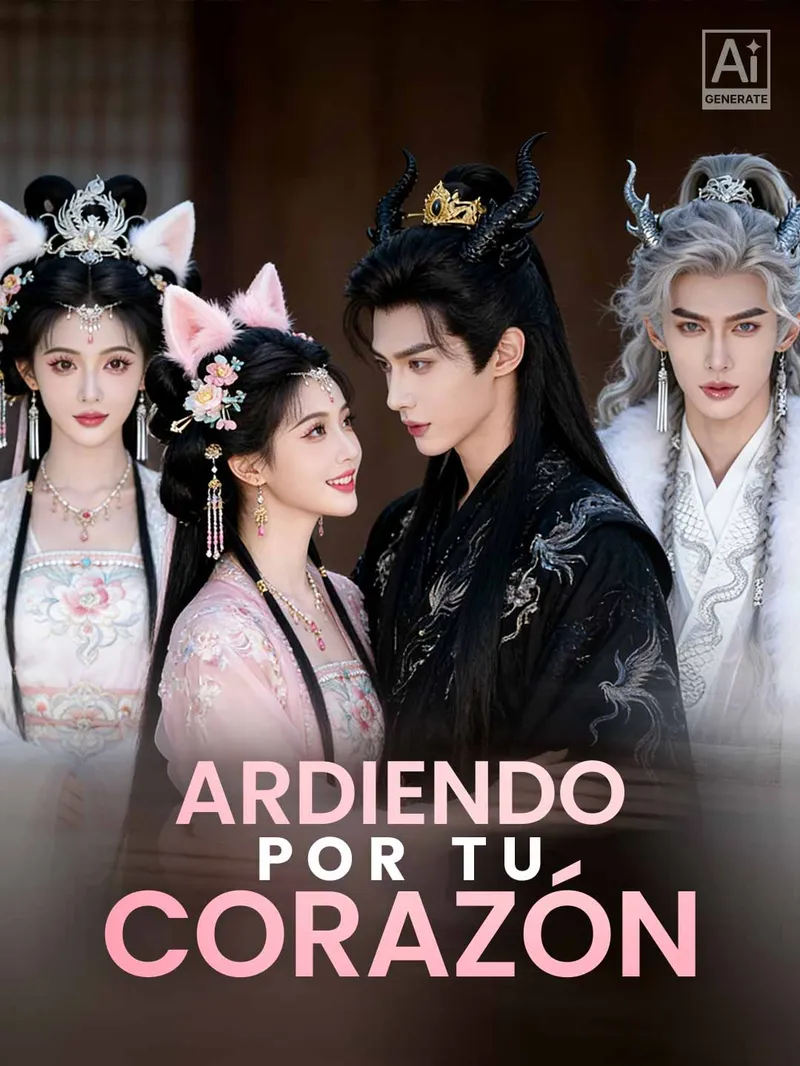 [doblado] Ardiendo por tu corazón — póster