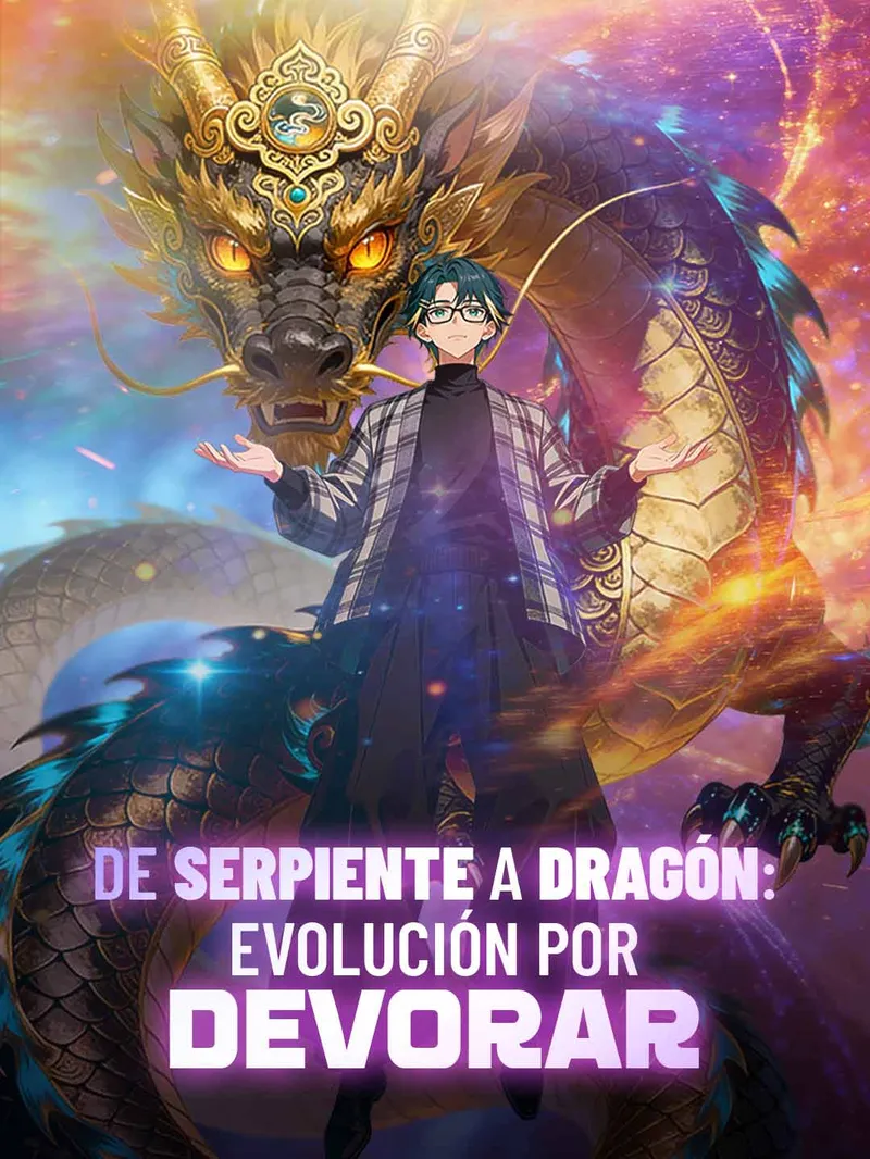[doblado] De serpiente a dragón: evolución por devorar — póster