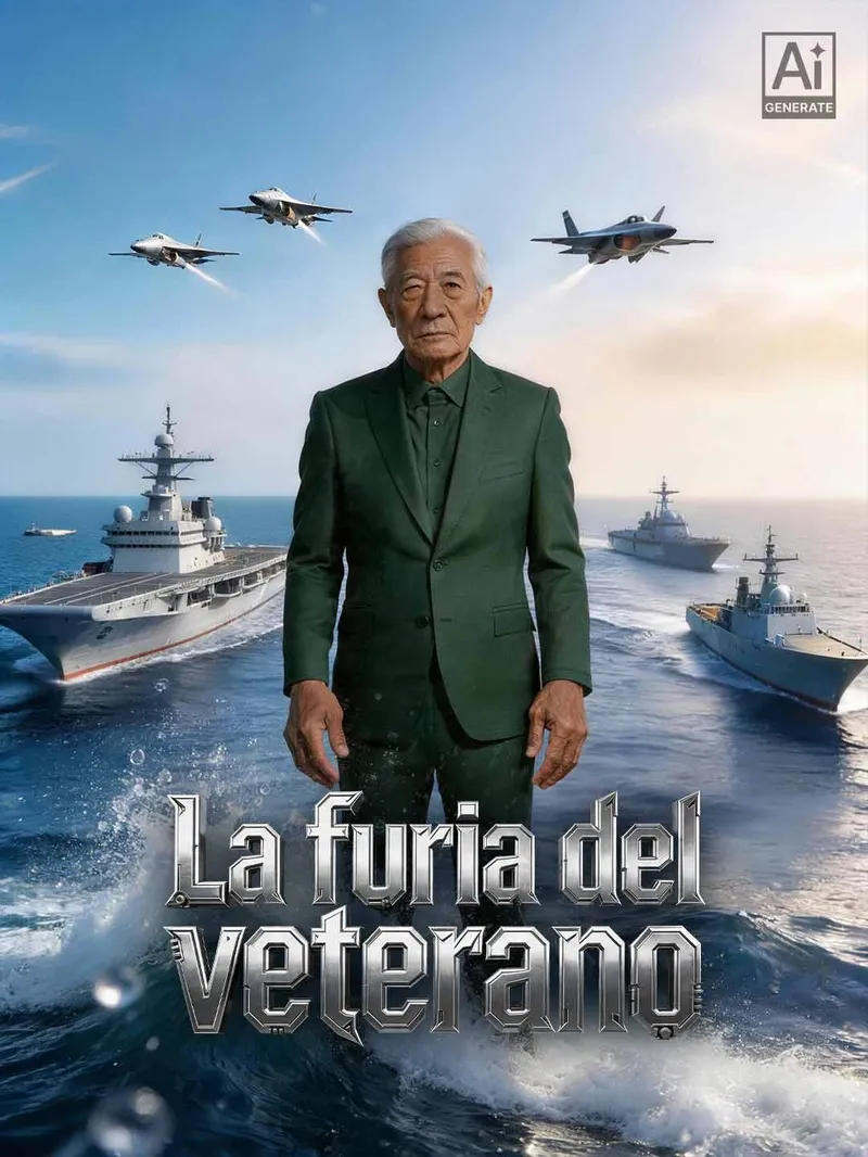 [doblado] La furia del veterano — póster