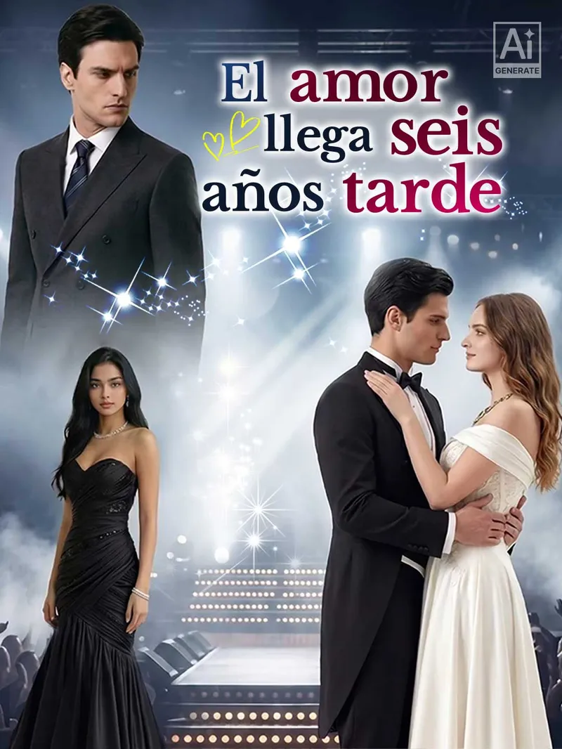 El amor llega seis años tarde — póster