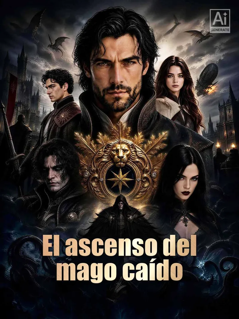 El ascenso del mago caído — póster