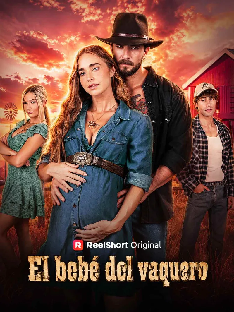 El bebé del vaquero — póster