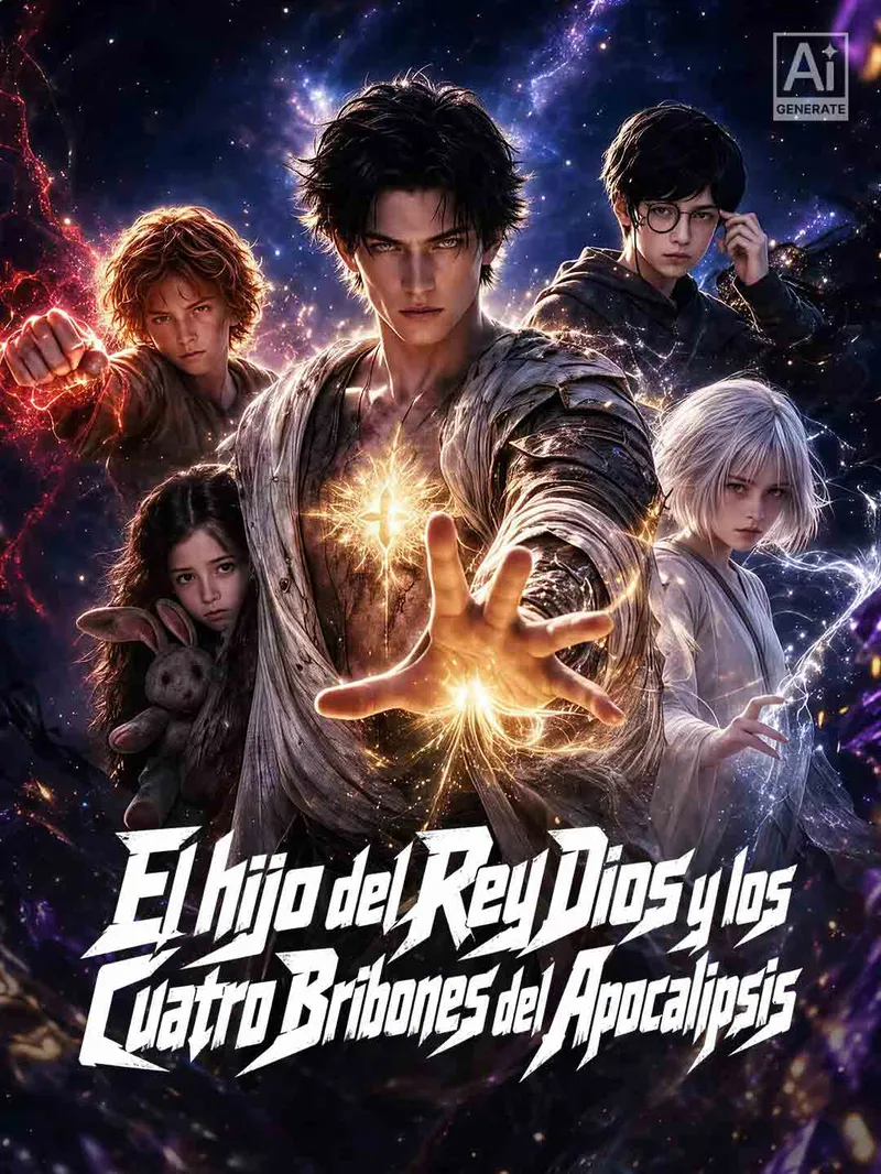 El hijo del Rey Dios y los Cuatro Bribones del Apocalipsis — póster