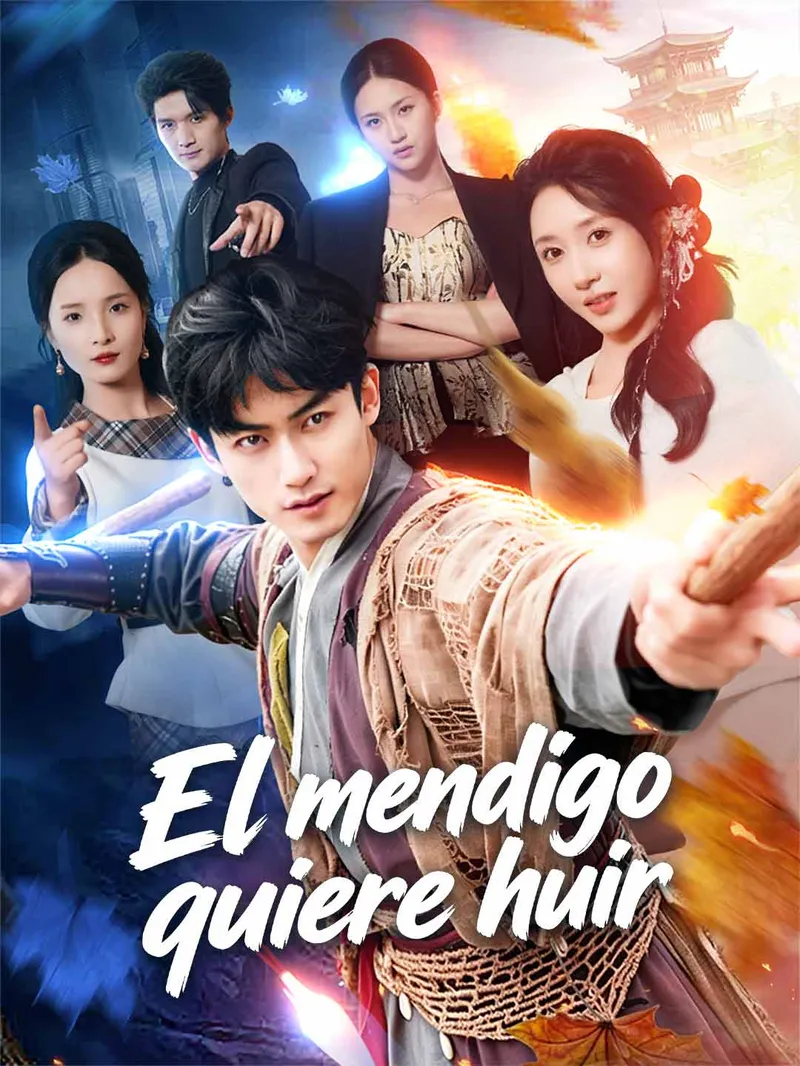 El mendigo quiere huir — póster