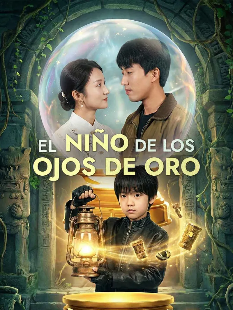 El niño de los ojos de oro — póster