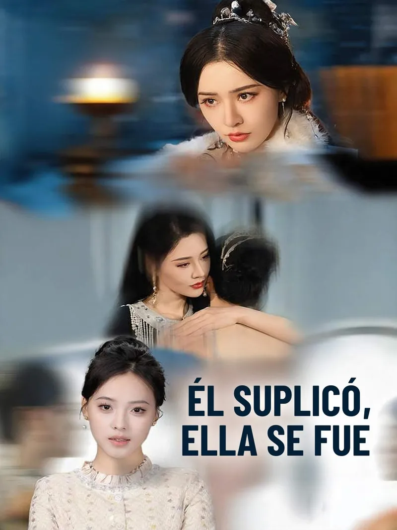 Él suplicó, ella se fue — póster