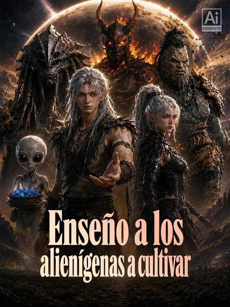 Enseño a los alienígenas a cultivar — póster