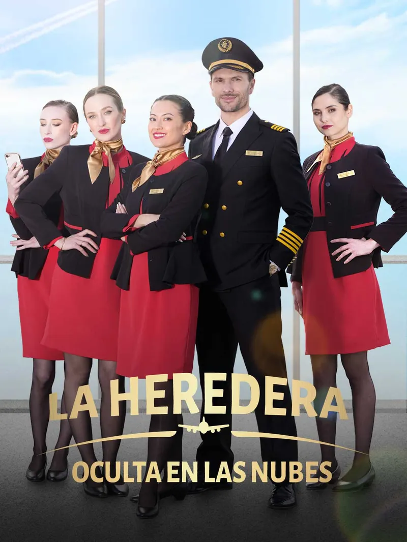 La heredera oculta en las nubes — póster
