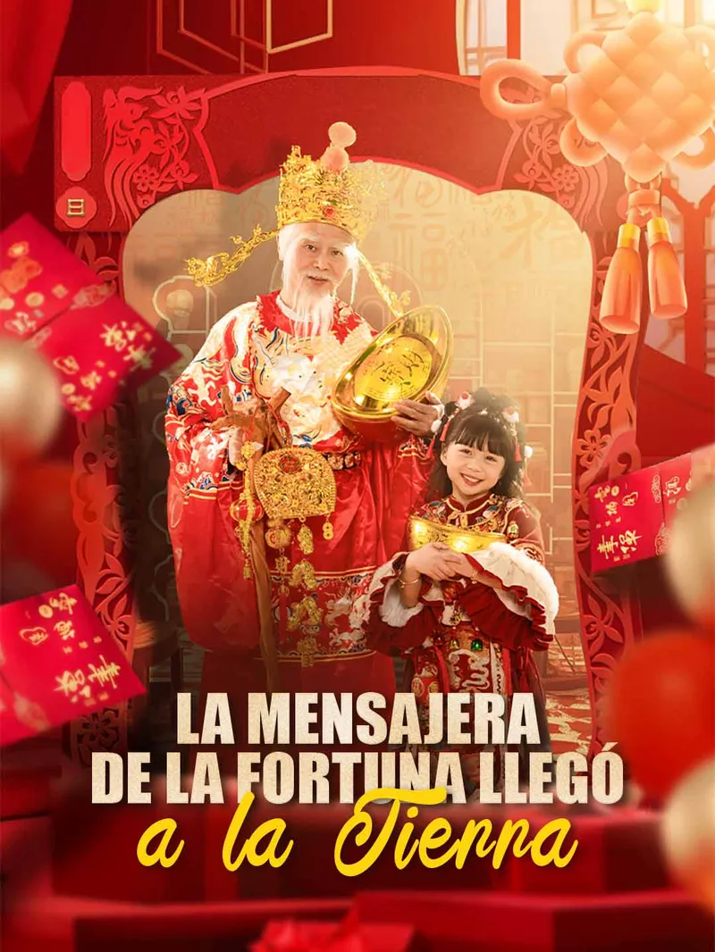 La mensajera de la fortuna llegó a la Tierra — póster
