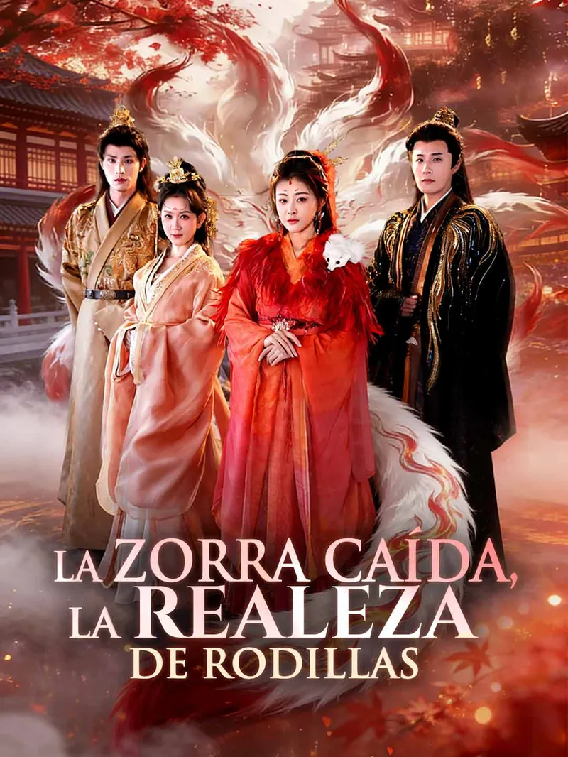 La zorra caída, la realeza de rodillas — póster