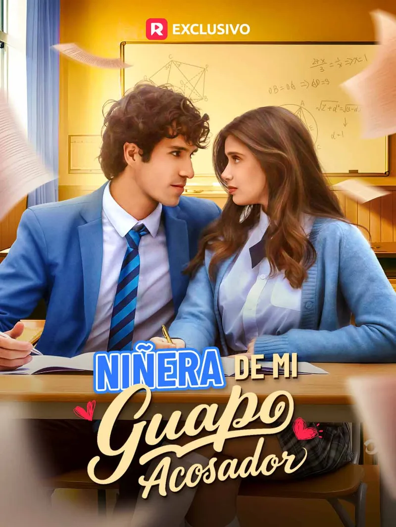 Niñera de mi guapo acosador — póster