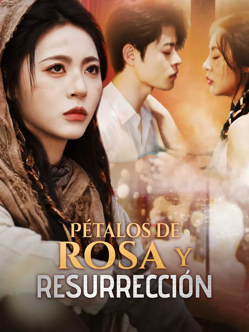 Pétalos de rosa y resurrección — póster