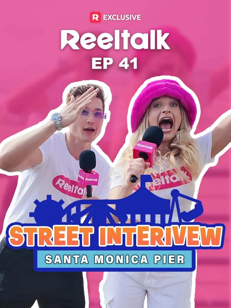 ReelTalk EP 41-Street Interview at Santa Monica Pier — poster