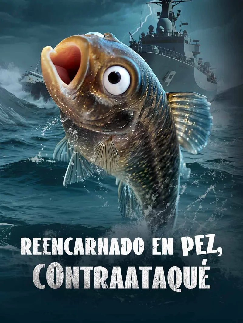 Reencarnado en pez, contraataqué — póster