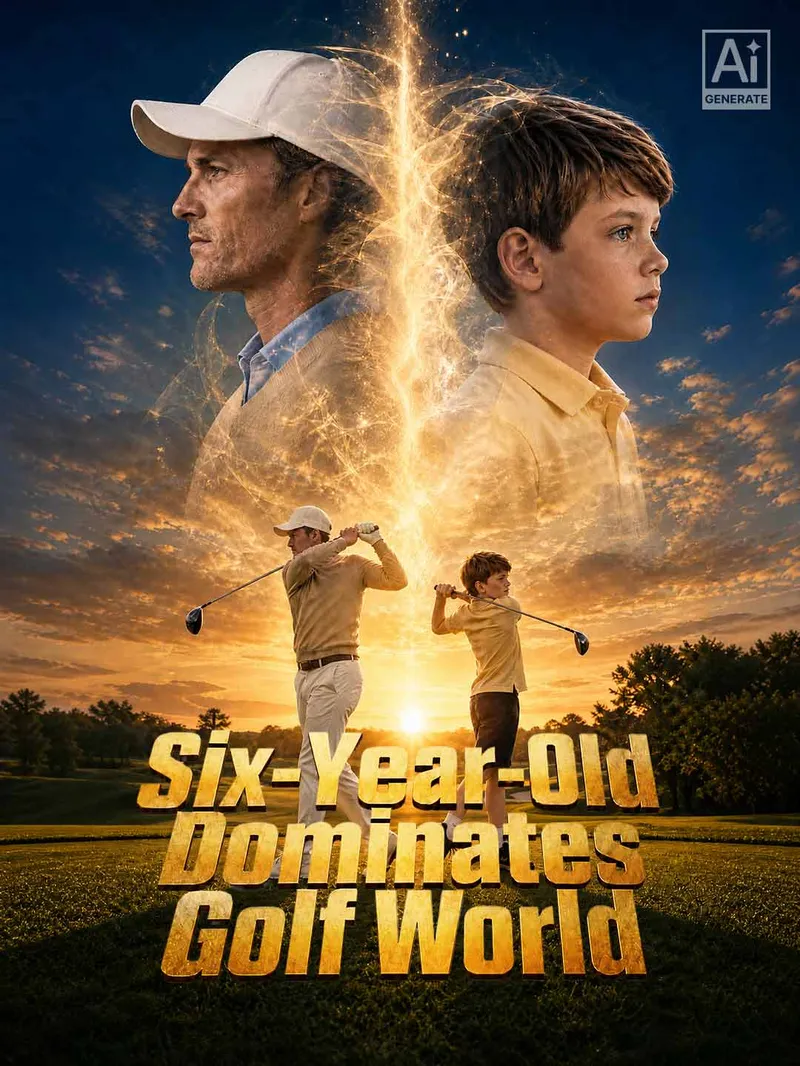 Six-Year-Old Dominates Golf World — poster