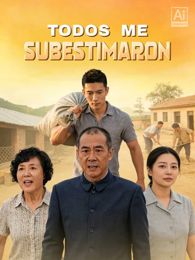 Todos me subestimaron — póster