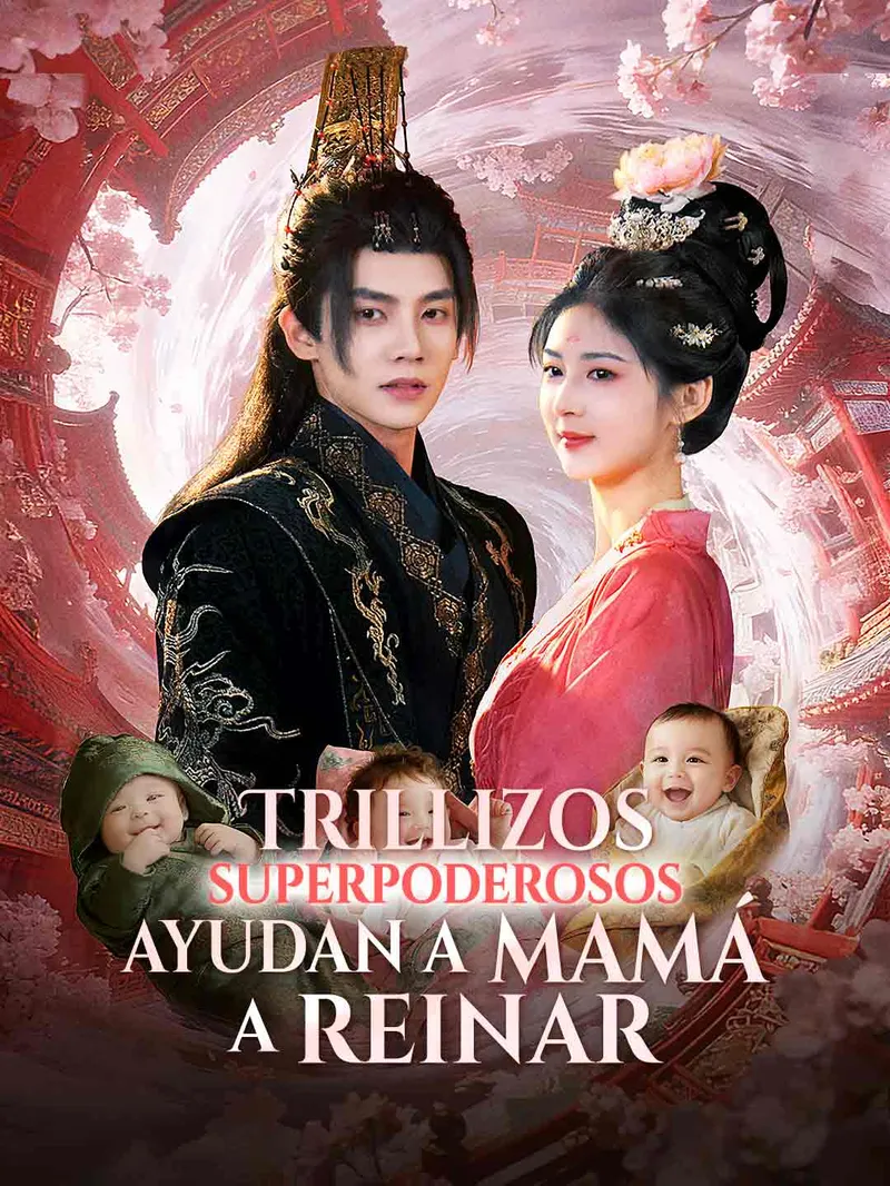 Trillizos superpoderosos ayudan a mamá a reinar — póster