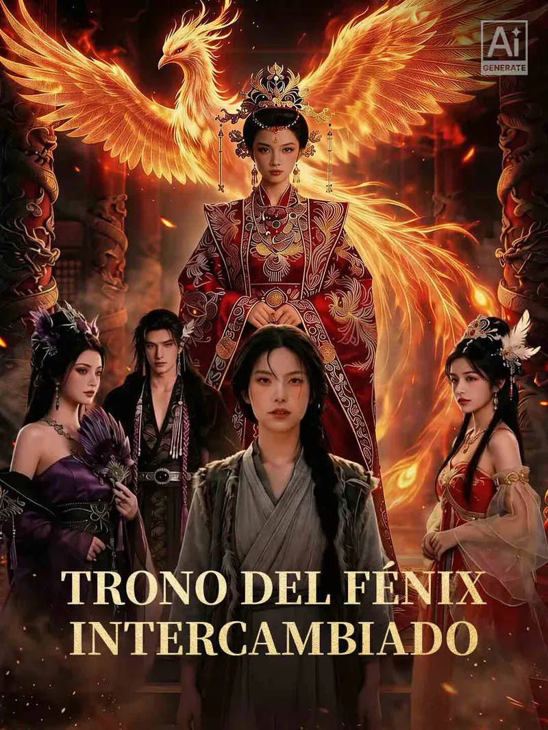 Trono del fénix intercambiado — póster