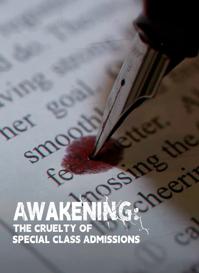 Awakening: The Cruelty of Special Class Admissions — póster