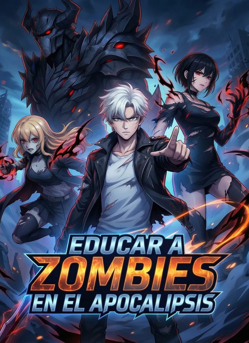 [Doblado]Educar a zombies en el apocalipsis — póster