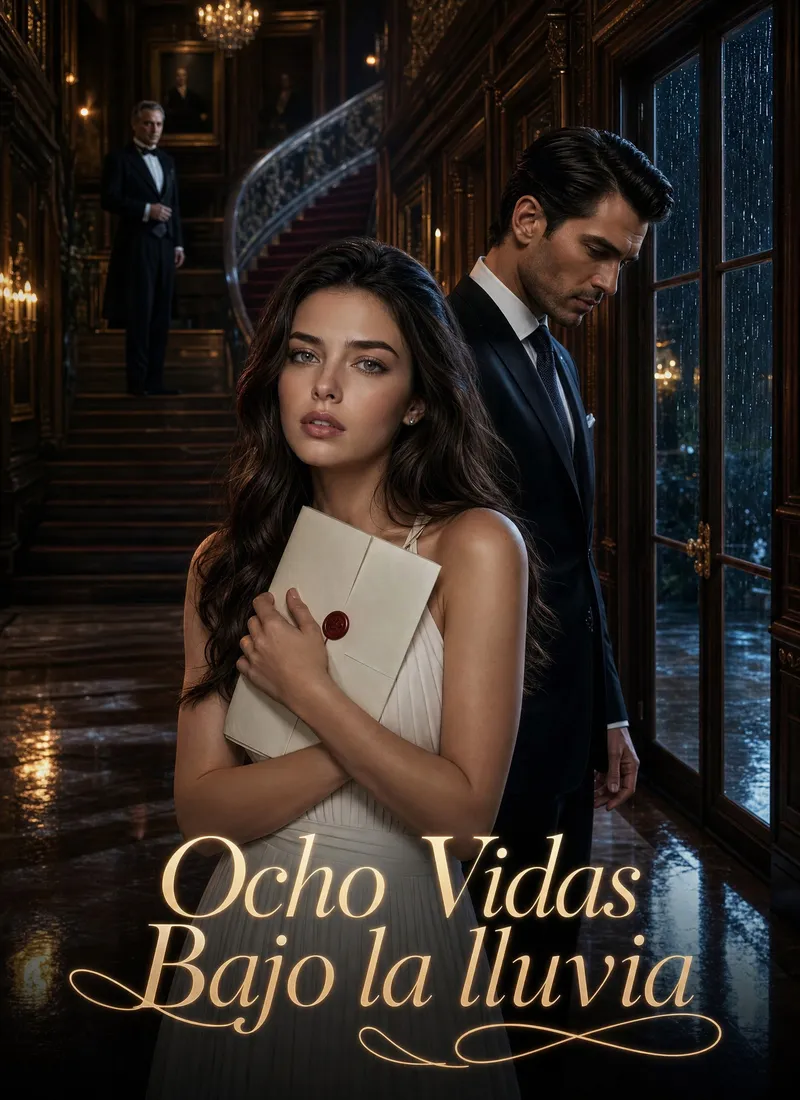 [Doblado]Ocho vidas bajo la lluvia — póster