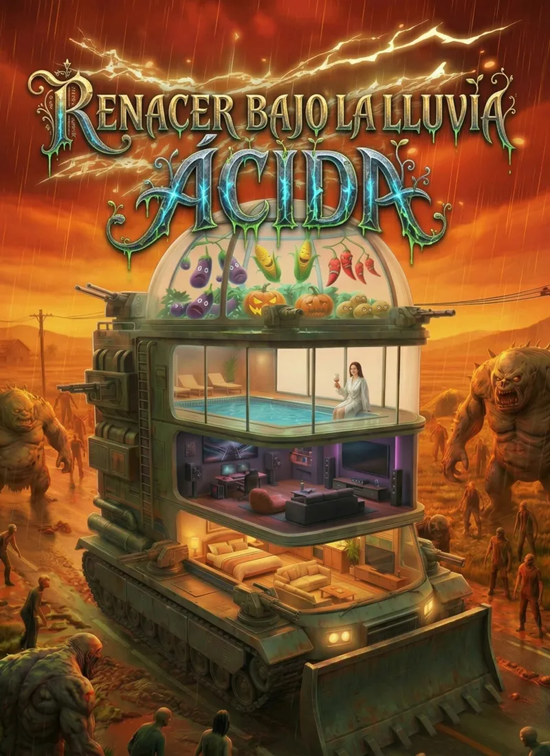 [Doblado]Renacer bajo la lluvia ácida — póster