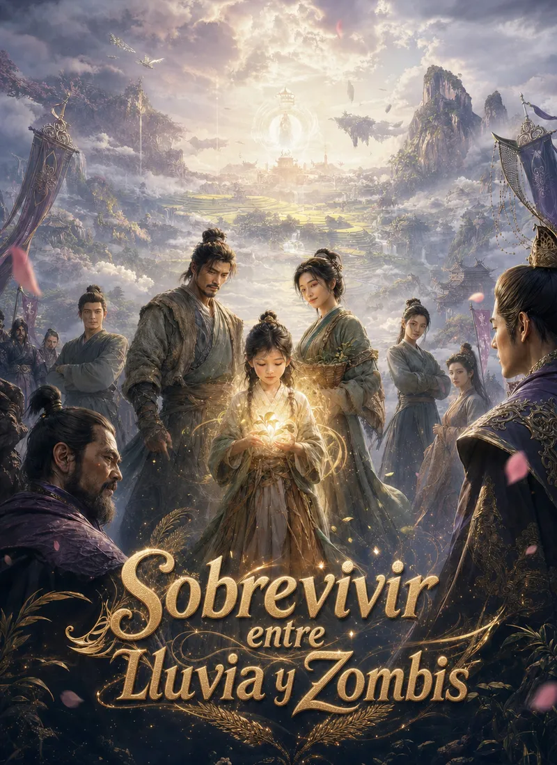[Doblado]Sobrevivir entre Lluvia y Zombis — póster