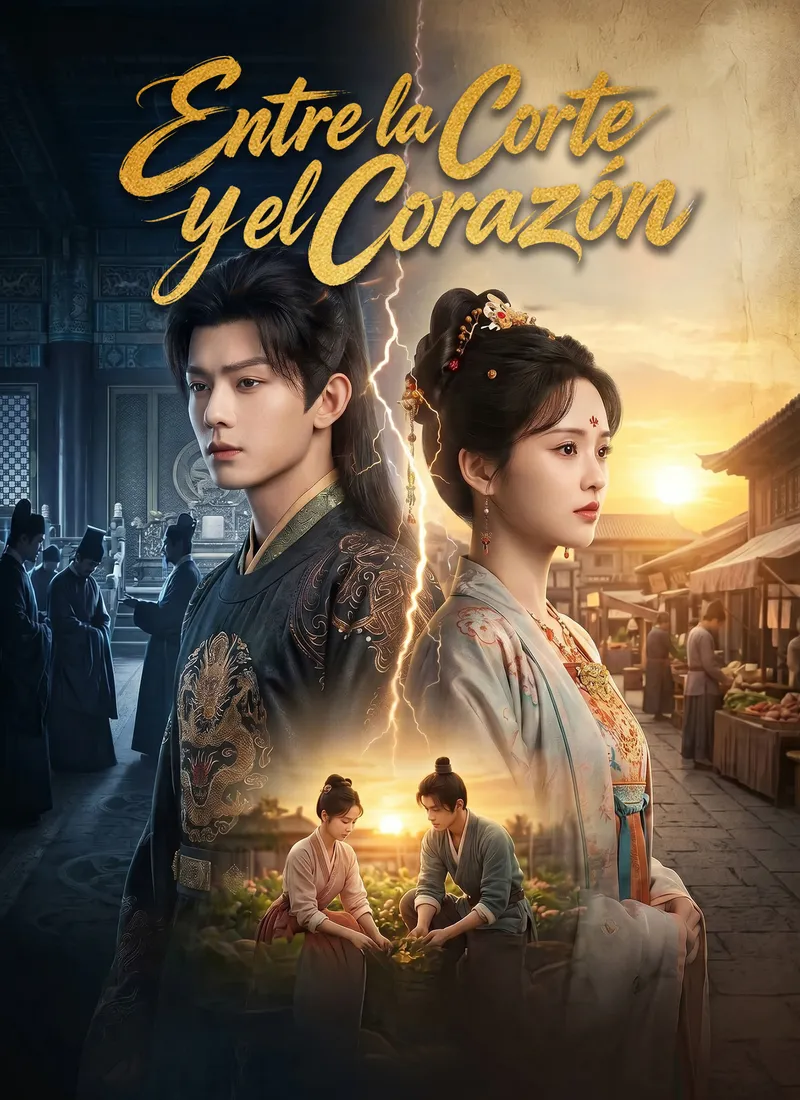 Entre la corte y el corazón — póster