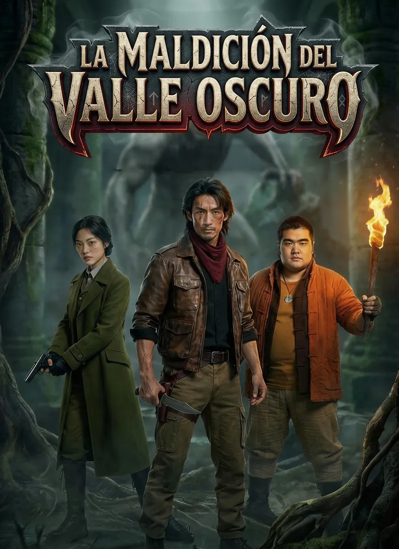 La Maldición del Valle Oscuro — póster
