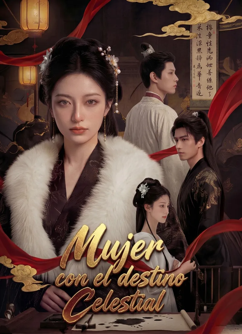 Mujer con el destino celestial — póster